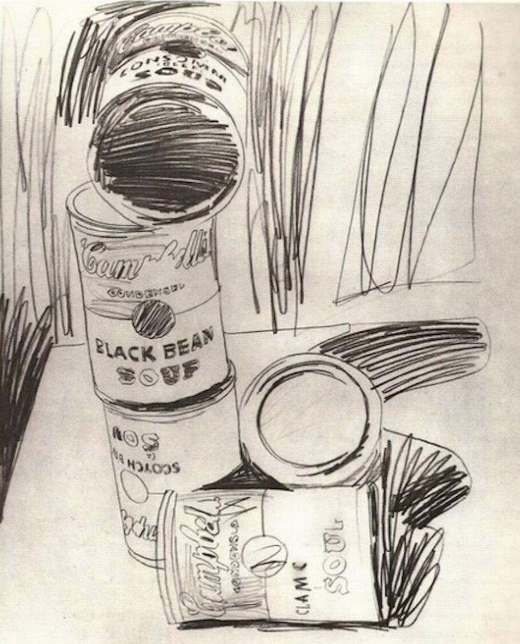 Uncovering the Hidden Treasures of Andy Warhol's Sketchbooks – Leda Art  Supply, image size:1060x1312