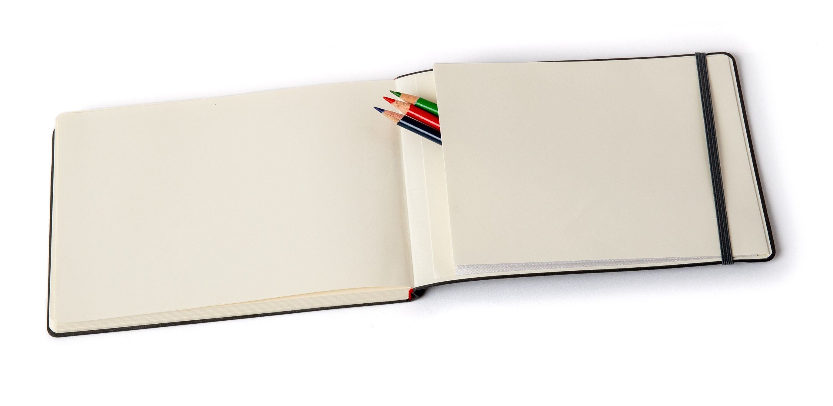 Landscape-Shaped Sketchbook, 8.25 x 11.25 inches, Ideal for Ink, Water Color, Pen, Pencils. Landscape Large