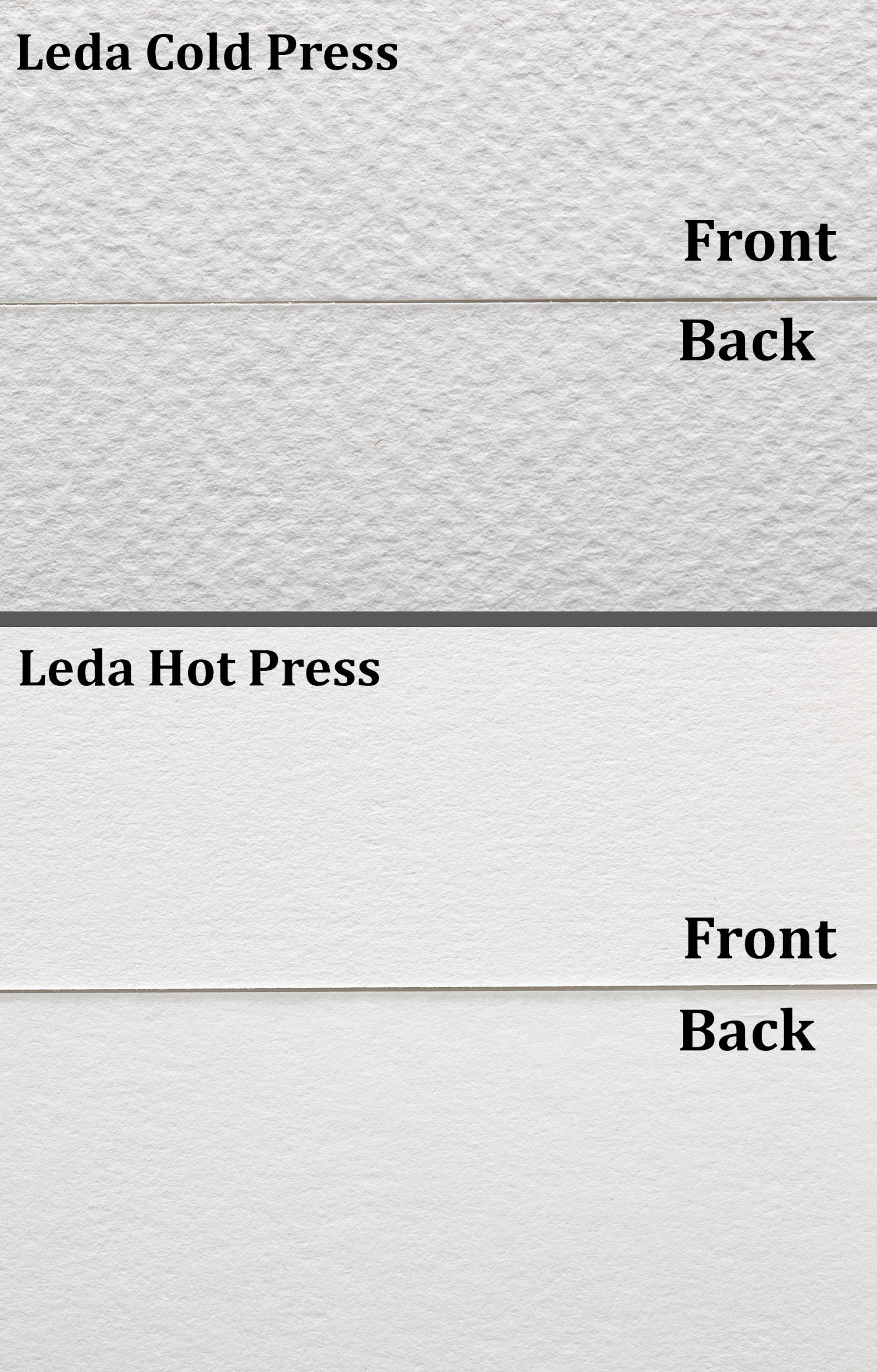Leda's Cold Pressed Watercolor Pad 2-Pack slightly textured art paper (A4 size 8.3 x 11.5 inches)